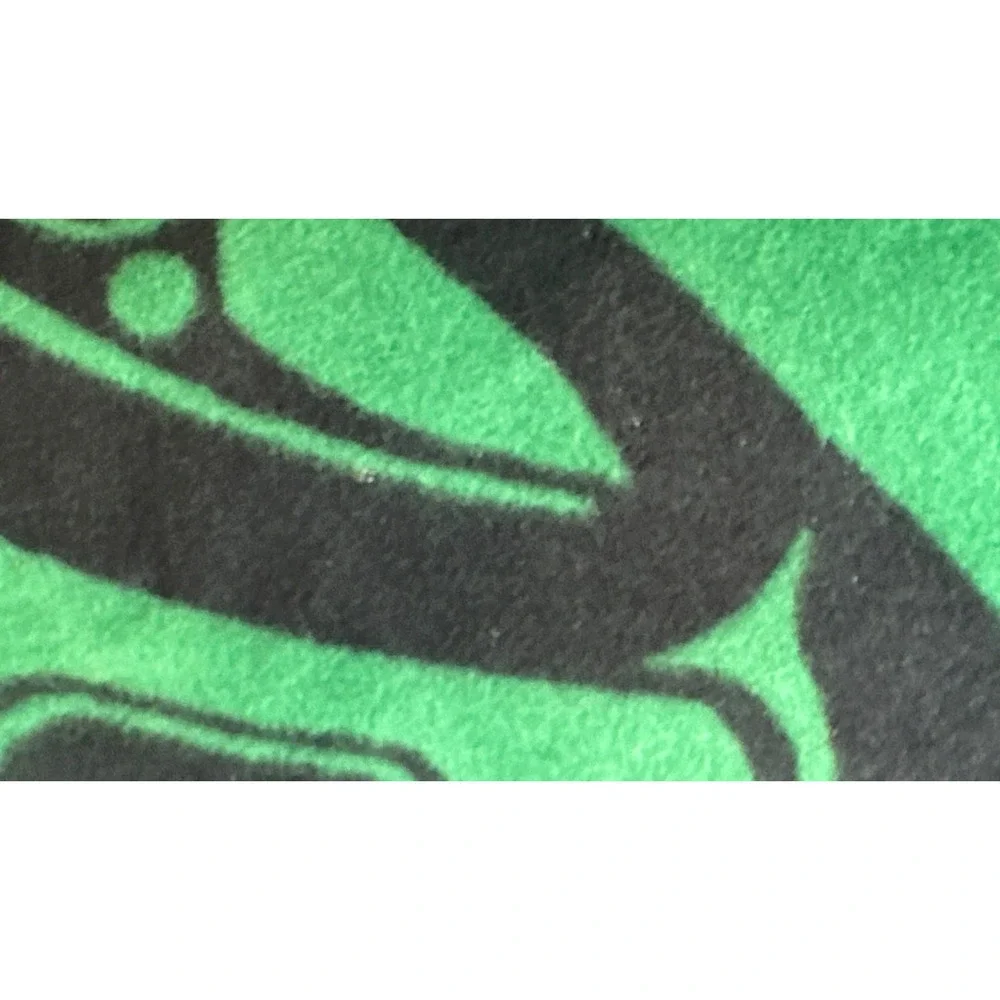 Vintage Pendleton Chinook Capital Wool Blanket 64x72 Green Black NWT Tribal